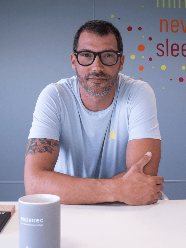 Joan Estruch, técnico del FabLab de Espaitec