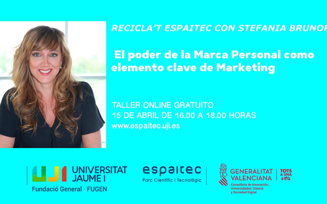 Recicla’t Espaitec organiza un taller sobre Marca Personal como elemento clave de Marketing