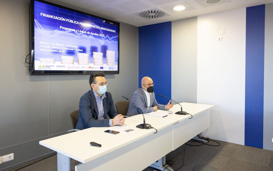 Espaitec realiza una jornada para presentar líneas de ayudas para empresas innovadoras en 2022