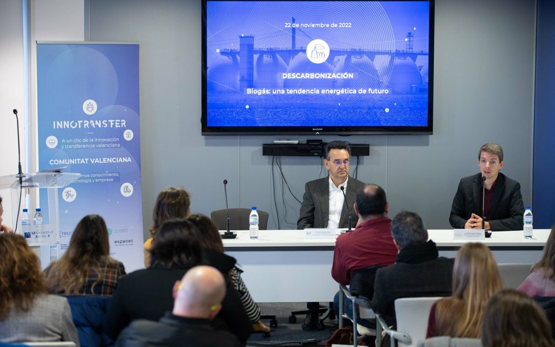 Innotransfer aborda las posibilidades del biogás cómo una tendencia energética de futuro en la Universitat Jaume I