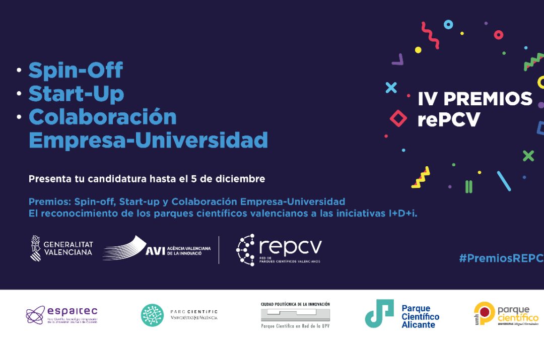 La Red de Parques Científicos Valencianos convoca la IV edición de los «Premios rePCV»