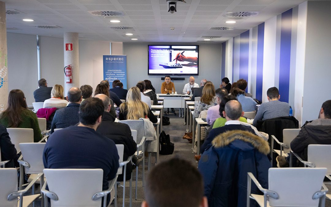 Espaitec muestra las líneas de ayudas públicas para empresas innovadoras en 2023