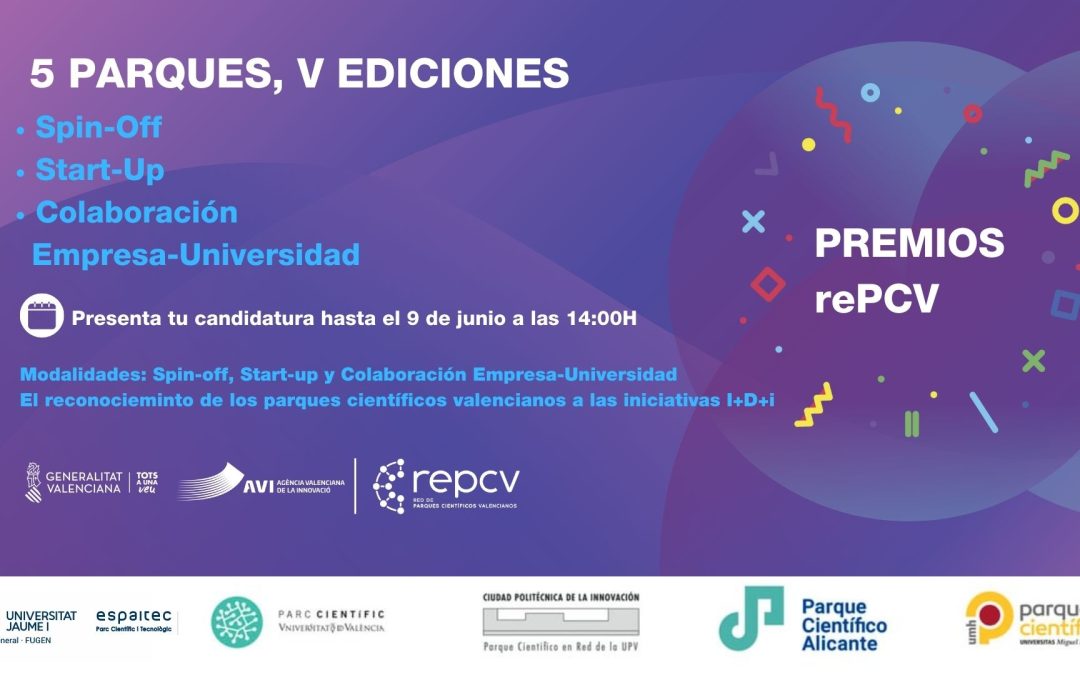 La Red de Parques Científicos Valencianos convoca la V edición de los «Premios rePCV»