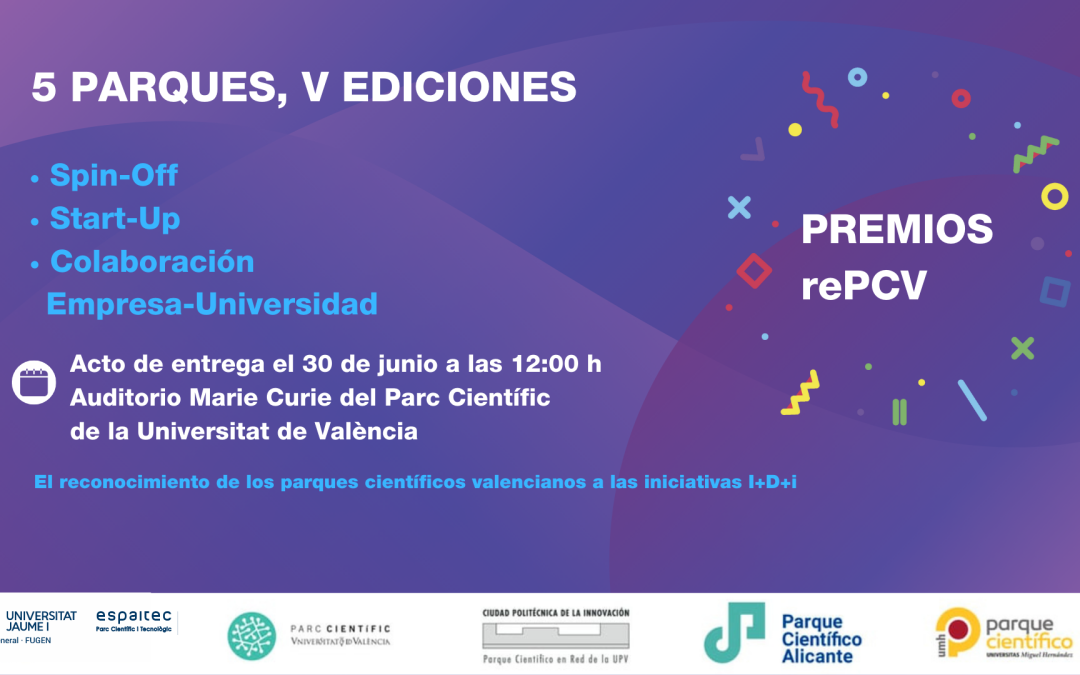 La Red de Parques Científicos Valencianos entregará sus premios el 30 de junio en el Parc Científic de la Universitat de València
