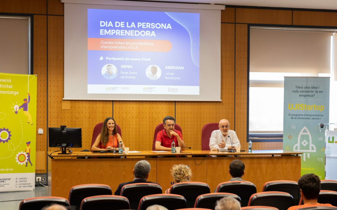 La UJI celebra el Día de la Persona Emprendedora con Sepiia y Abervian