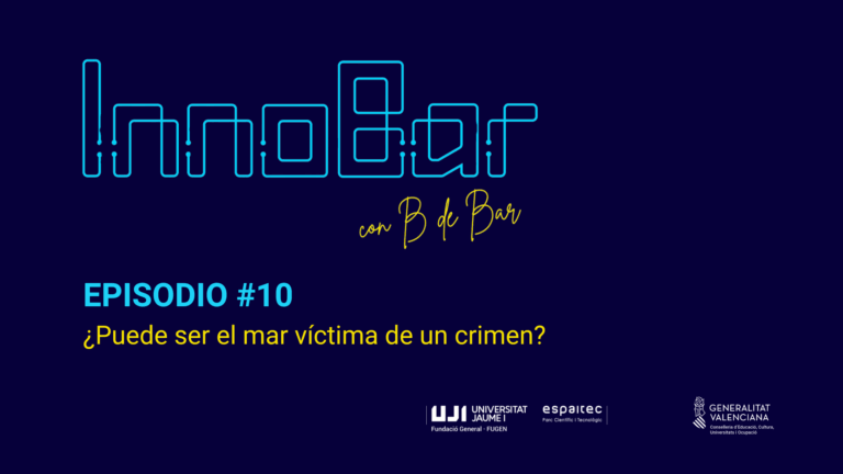 Cover of episode 9 of the InnoBar podcast with a B for Bar: Could the sea be the victim of a crime?