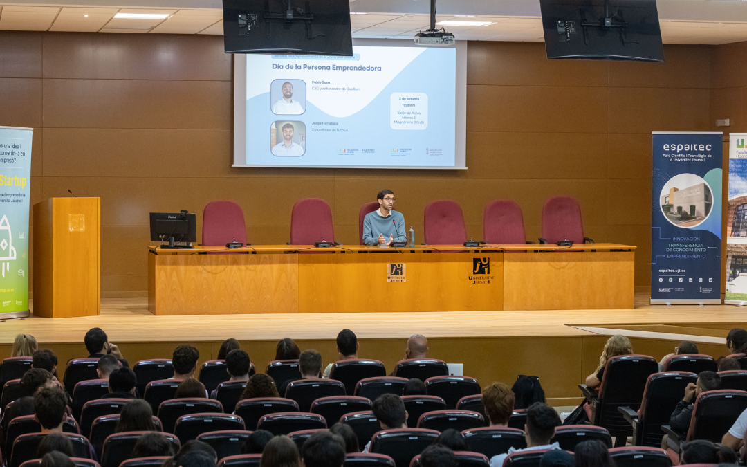 La UJI celebra el Día de la Persona Emprendedora con Futplus y Oscillum