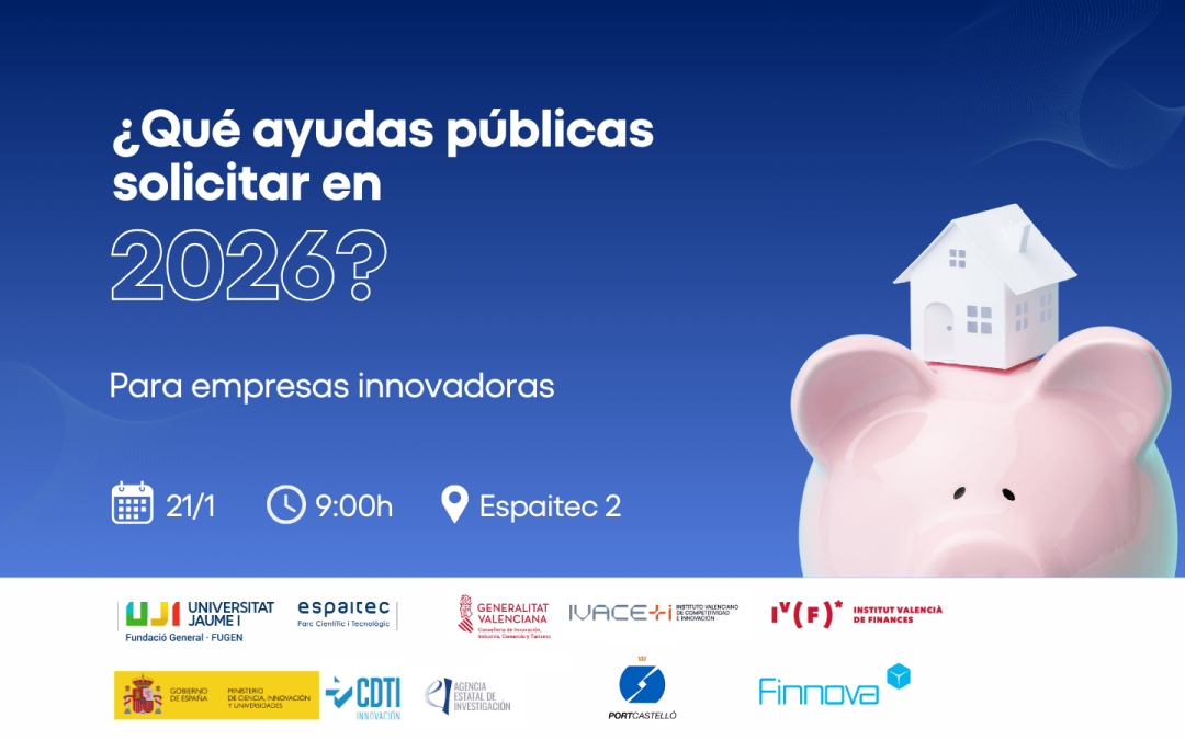 Espaitec organiza una jornada de financiación pública para empresas innovadoras en 2026