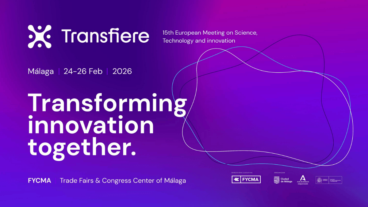 Creatividad de la participación de Espaitec en Transfiere 2026