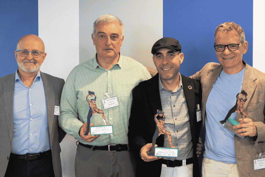 Juan Antonio Bertolín, Valentín López, José Gámiz y Xavier Pascuet durante la 7ª edición de Innovatossals