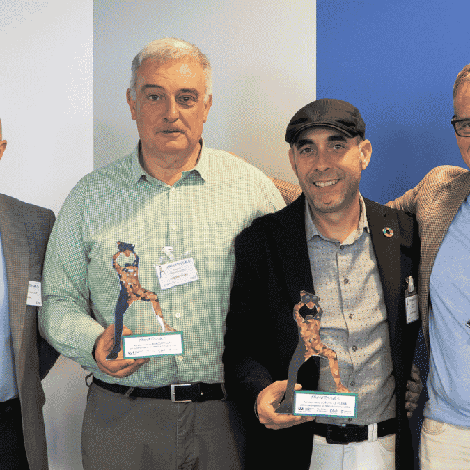 Juan Antonio Bertolín, Valentín López, José Gámiz y Xavier Pascuet durante la 7ª edición de Innovatossals