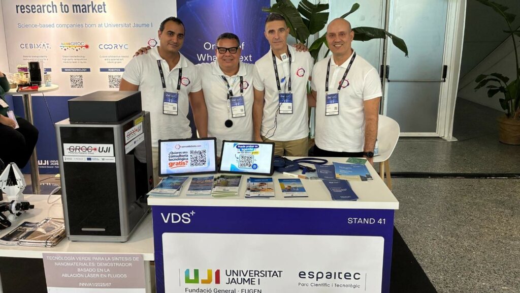 Espaitec muestra en Valencia Digital Summit 2026 la tecnología de tres proyectos del programa UJISpinoff
